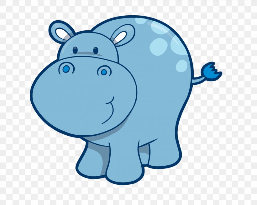 Hippopotamus Cuteness Drawing Clip Art, PNG, 2288x1832px, Hippopotamus, Animal, Area, Art, Blue Download Free