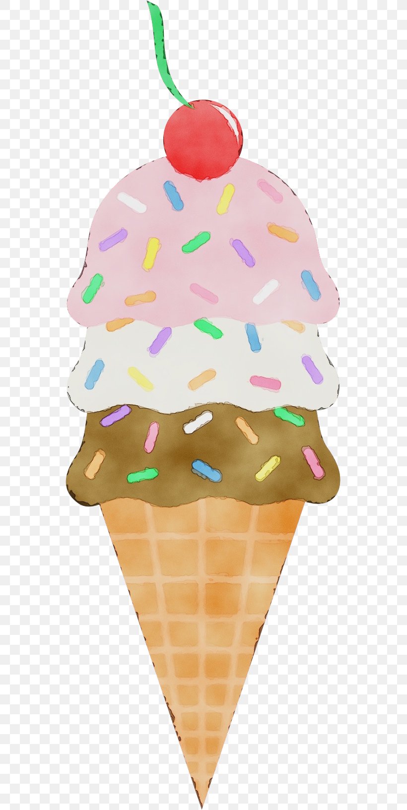 Ice Cream Cone Background, PNG, 556x1633px, Watercolor, Baking Cup, Chocolate Ice Cream, Cream, Dairy Download Free
