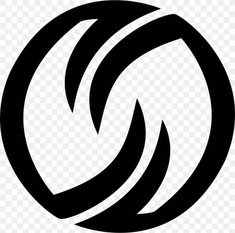 Logo Circle Brand White Clip Art, PNG, 980x972px, Logo, Area, Black, Black And White, Black M Download Free