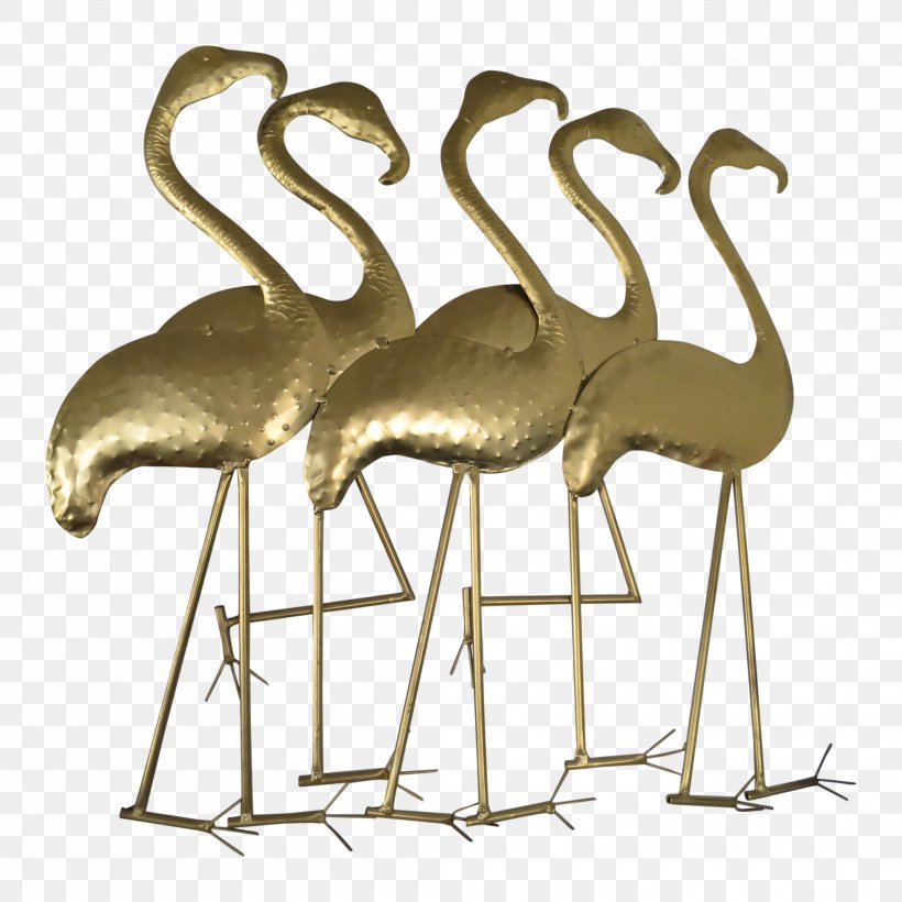 Art Deco Gold Flamingo Metal, PNG, 2076x2078px, Art, Art Deco, Bird, Chairish, Cranelike Bird Download Free