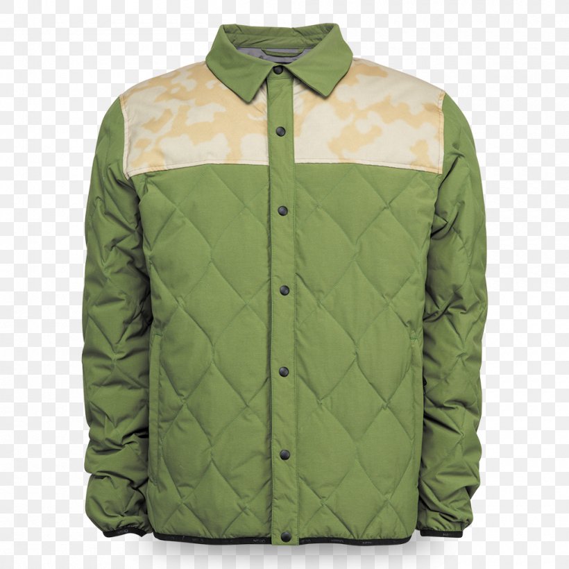 Jacket Clothing Coat Online Shopping Nitro Snowboards, PNG, 1000x1000px, Jacket, Button, Clothing, Coat, Green Download Free