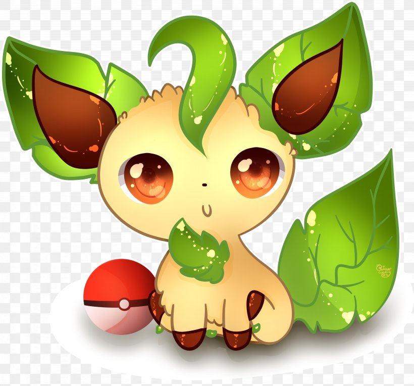 Leafeon Glaceon Pokémon Eevee, PNG, 4104x3825px, Watercolor, Cartoon, Flower, Frame, Heart Download Free