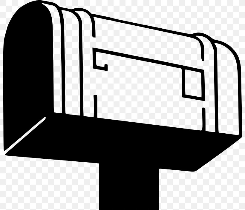 Letter Box Mail Post Box Post-office Box Clip Art, PNG, 800x704px, Letter Box, Area, Black, Black And White, Box Download Free