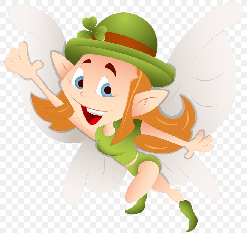 Saint Patrick's Day Fairy Clip Art, PNG, 800x775px, Fairy, Art, Cartoon, Fictional Character, Food Download Free