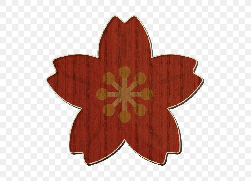Flower Icon Cherry Blossom Icon Nature And Animals Icon, PNG, 619x592px, Flower Icon, Cherry Blossom Icon, Cross, Flower, Leaf Download Free