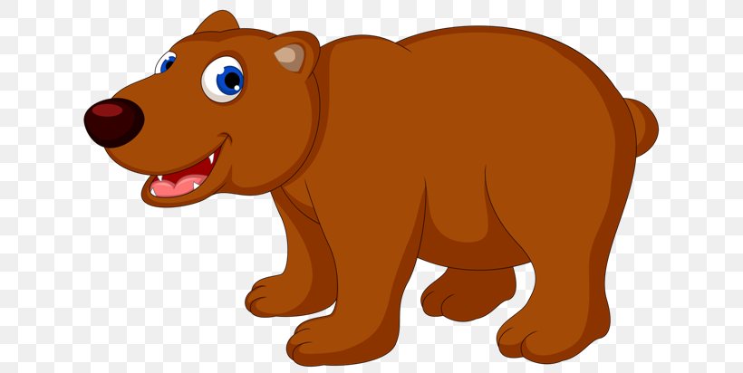 Brown Bear Drawing Clip Art, PNG, 650x412px, Brown Bear, Animal, Bear, Carnivoran, Cartoon Download Free