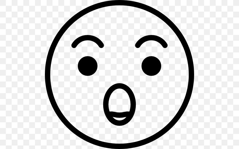 Emoticon Smiley Emoji Clip Art, PNG, 512x512px, Emoticon, Black And White, Emoji, Face, Facial Expression Download Free