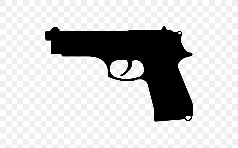 Firearm Pistol Beretta 92 Handgun Weapon, PNG, 512x512px, Watercolor, Cartoon, Flower, Frame, Heart Download Free