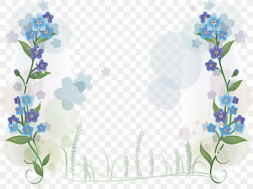 Flower Rectangular Frame Floral Rectangular Frame, PNG, 1438x1079px, Flower Rectangular Frame, Borage Family, Delphinium, Floral Rectangular Frame, Flower Download Free