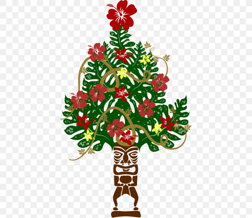 Hawaii Santa Claus Christmas Graphics Christmas Tree Christmas Day, PNG, 430x712px, Hawaii, Branch, Christmas, Christmas Day, Christmas Decoration Download Free