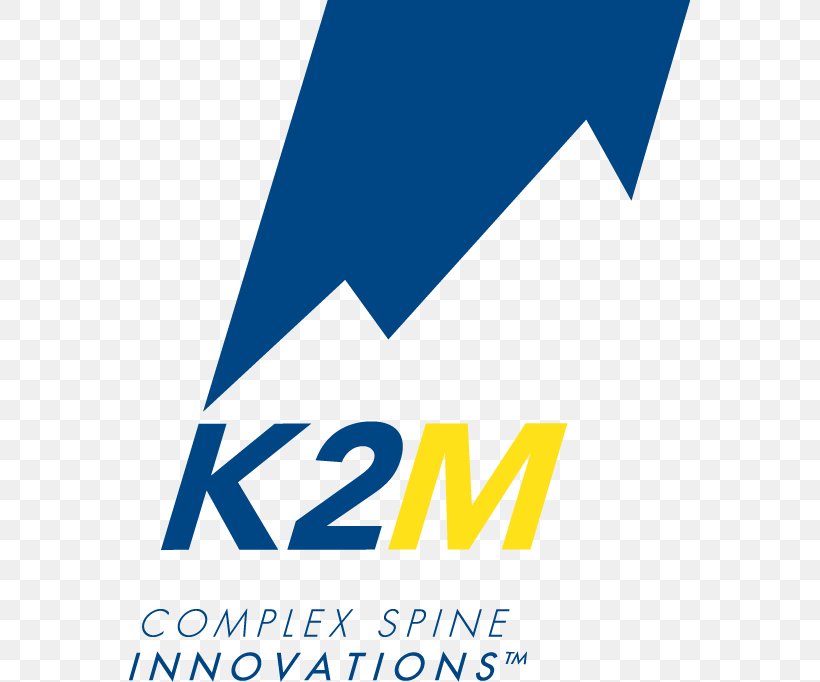 Logo K2M Group Holdings Brand Vertebral Column Sponsor, PNG, 561x682px, Logo, Area, Brand, Cervical Vertebrae, Cmyk Color Model Download Free
