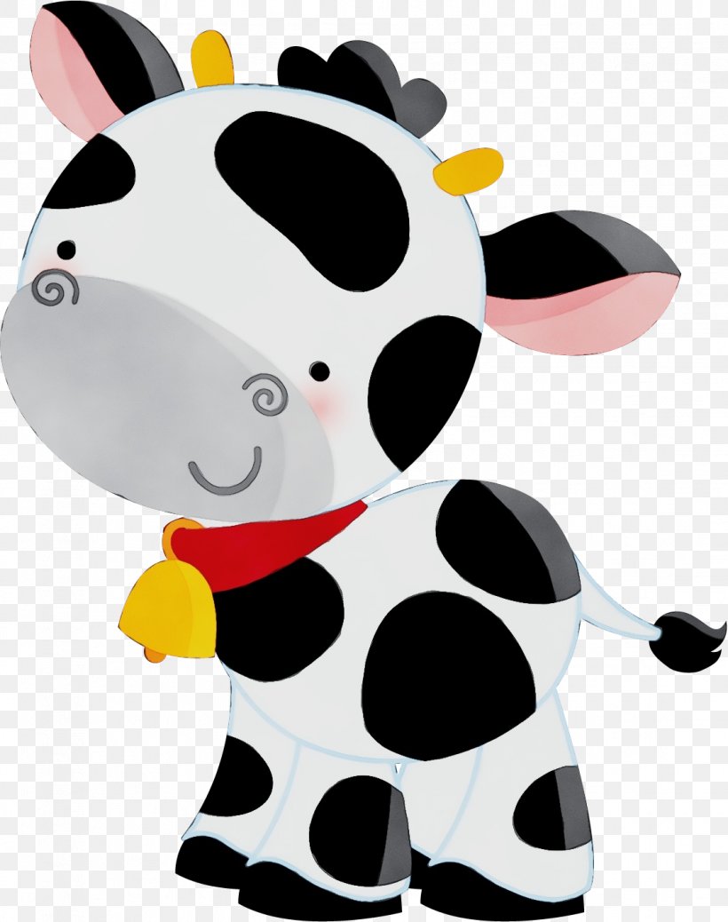 Dairy Cow Clip Art Cartoon Bovine Animal Figure, PNG, 1119x1417px, Watercolor, Animal Figure, Bovine, Cartoon, Dairy Cow Download Free