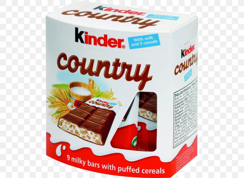 Kinder Chocolate Kinder Bueno Kinder Surprise Chocolate Bar Kinder Cereali, PNG, 600x600px, Kinder Chocolate, Candy, Chocolate, Chocolate Bar, Cream Download Free