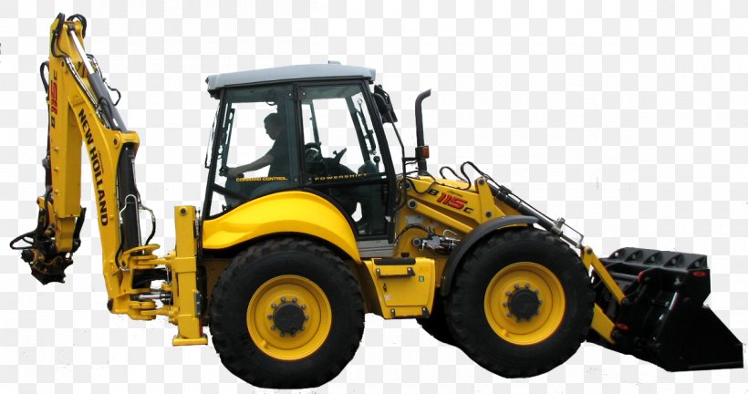 Bulldozer Backhoe Loader Tractor Machine, PNG, 1200x633px, Bulldozer, Agricultural Machinery, Automotive Tire, Backhoe, Backhoe Loader Download Free