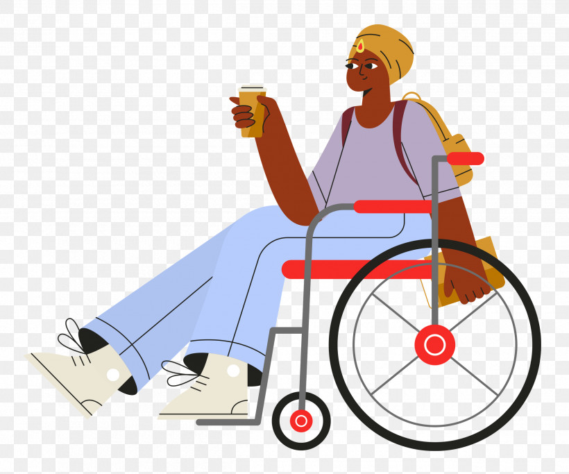 Sitting On Wheelchair Wheelchair Sitting, PNG, 2500x2085px, Wheelchair, Behavior, Cartoon, Human, Sitting Download Free