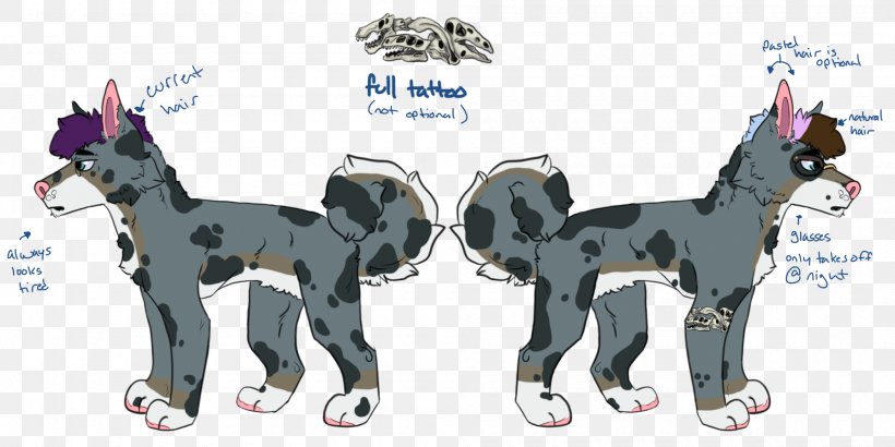 Dog Breed Great Dane Horse Pack Animal Character, PNG, 2000x1000px, Dog Breed, Animal, Animal Figure, Animated Cartoon, Breed Download Free
