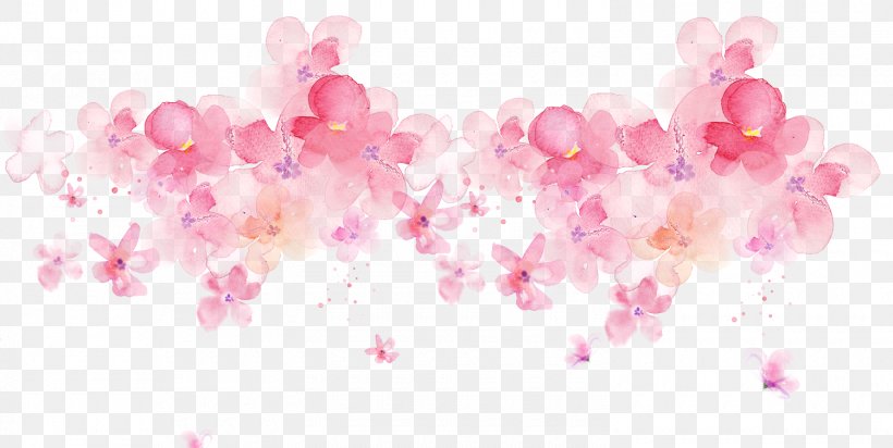 Watercolor Painting Ink, PNG, 1500x754px, Watercolor Painting, Blossom, Color, Editing, Floral Design Download Free