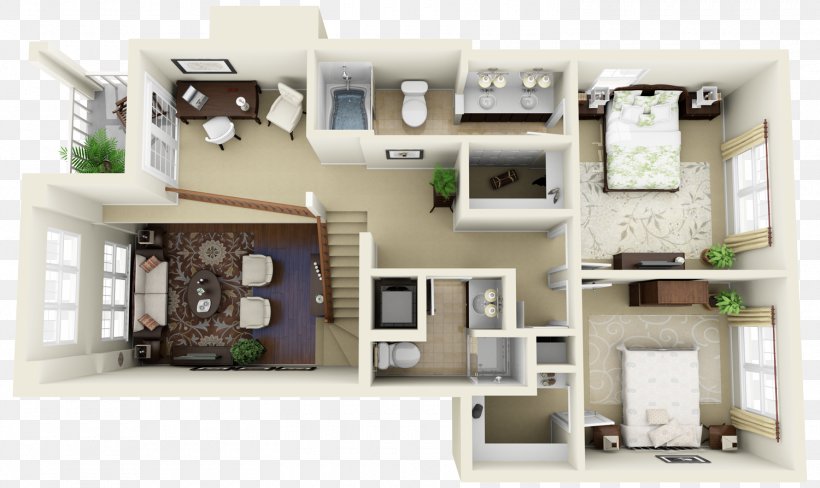 3D Floor Plan Home House Apartment, PNG, 1500x894px, 3d Floor Plan, Floor Plan, Apartment, Architecture, Building Download Free