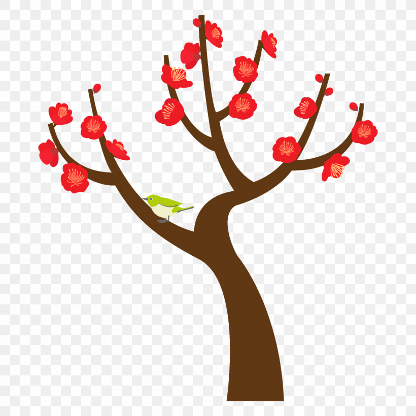 Plum Tree Plum Winter Flower, PNG, 1200x1200px, Plum Tree, Blossom, Branch, Cherry Blossom, Flower Download Free