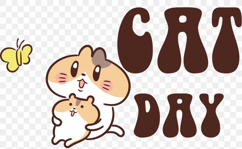 International Cat Day Cat Day, PNG, 2999x1854px, International Cat Day, Cartoon, Dog, Joint, Logo Download Free