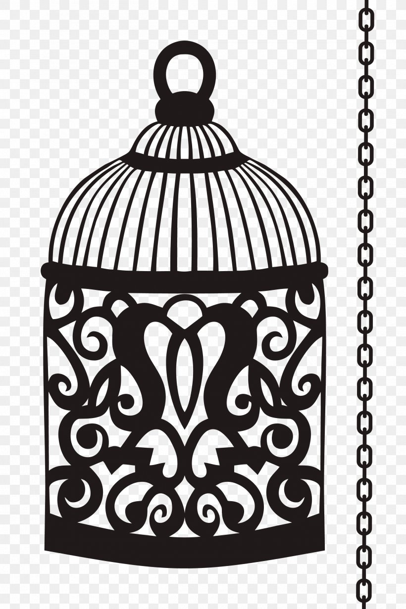 Birdcage Salé White Black, PNG, 2500x3756px, Birdcage, Africa, Black, Black And White, Cage Download Free