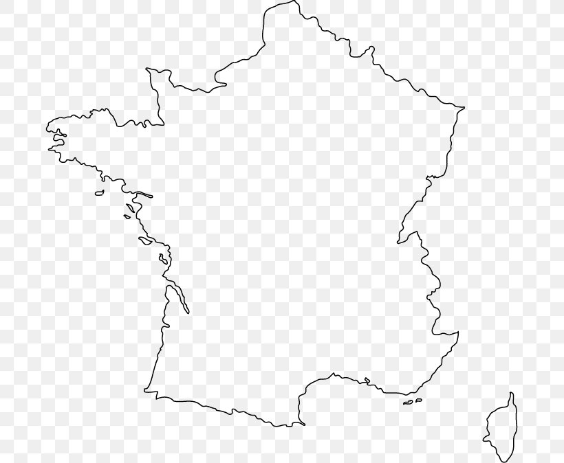 France Blank Map World Map Clip Art, PNG, 687x674px, France, Area, Artwork, Atlas, Black Download Free