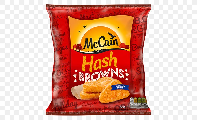 Hash Browns French Fries McCain Foods Patty, PNG, 500x500px, Hash Browns, Cooking, Fast Food, Flavor, Food Download Free