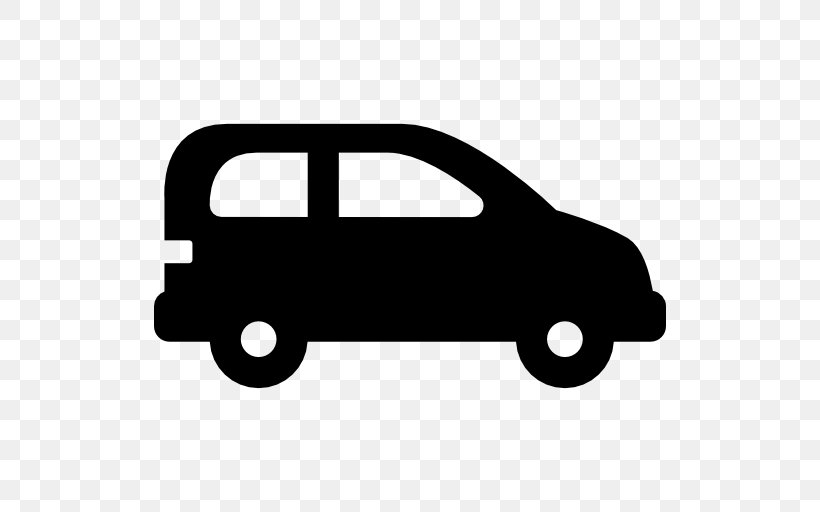 Minivan Car Vehicle, PNG, 512x512px, Minivan, Automotive Design, Black And White, Car, Cart Download Free