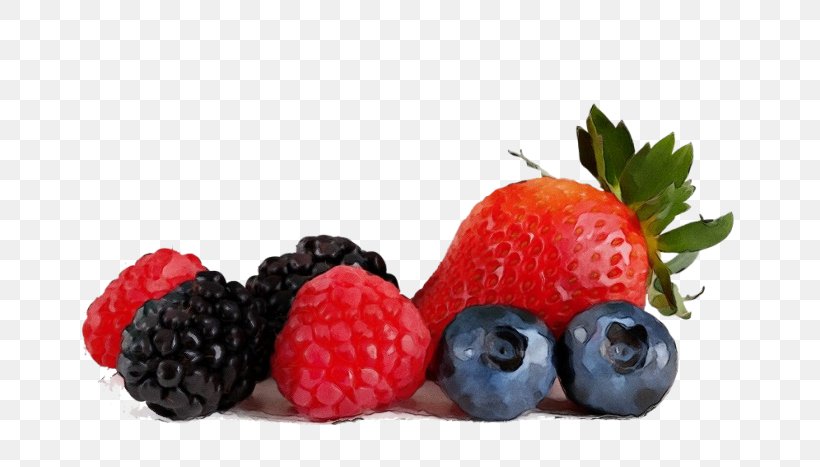Strawberry, PNG, 700x467px, Watercolor, Berry, Blackberry, Food, Fruit Download Free