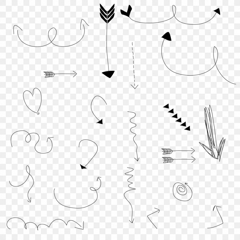 Doodle Drawing Clip Art, PNG, 1024x1024px, Doodle, Area, Artwork, Black And White, Body Jewelry Download Free