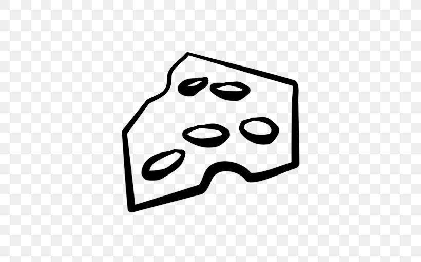 Line Angle Swiss Cheese Clip Art, PNG, 512x512px, Swiss Cheese, Animal, Area, Black And White, Cheese Download Free