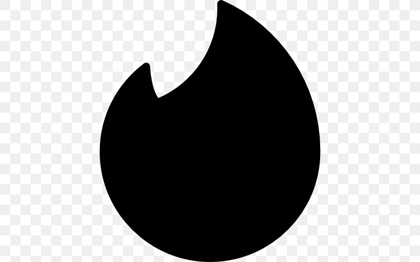 Social Media Logo Tinder Png 512x512px Social Media Black Black And White Communicatiemiddel Crescent Download Free