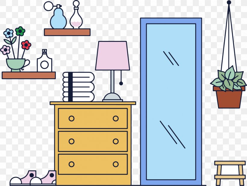 Vector Graphics Illustration Image Euclidean Vector, PNG, 1816x1369px, Designer, Area, Cartoon, Diagram, Furniture Download Free