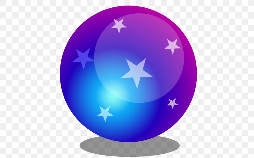 Electric Blue Purple Symbol Sky, PNG, 512x512px, Magic 8ball, Ball, Blue, Cobalt Blue, Crystal Ball Download Free