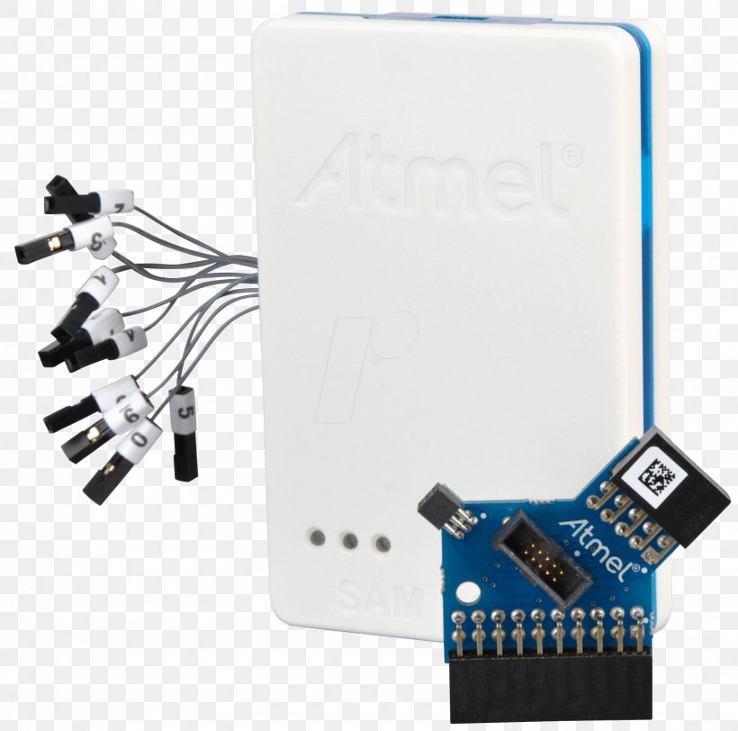 Electronics Debugger Atmel AVR Atmel ARM-based Processors Microcontroller, PNG, 1560x1545px, Electronics, Adapter, Arm Architecture, Arm Cortexm, Atmel Download Free