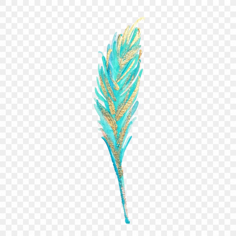 Feather Clip Art, PNG, 2362x2362px, Feather, Aqua, Computer Network, Ink, Jpeg Network Graphics Download Free
