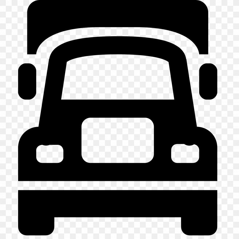 Semi-trailer Truck Van, PNG, 1600x1600px, Truck, Black, Black And White, Icon Design, Semitrailer Download Free