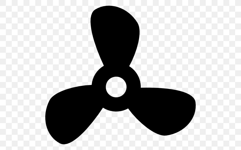 Airplane Propeller Clip Art, PNG, 512x512px, Airplane, Black, Black And White, Propeller, Rotor Download Free