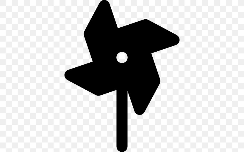 Windmill Pinwheel Clip Art, PNG, 512x512px, Windmill, Black And White, Mill, Pinwheel, Silhouette Download Free