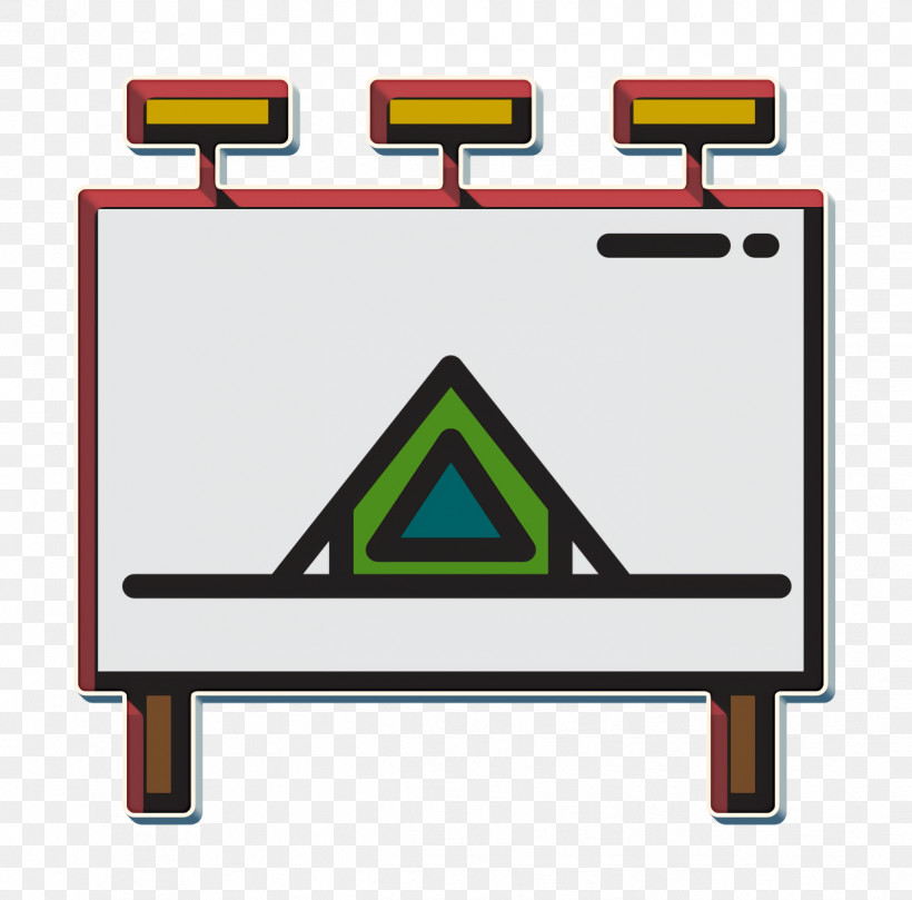 Camping Outdoor Icon Billboard Icon, PNG, 1238x1222px, Camping Outdoor Icon, Billboard Icon, Line, Rectangle, Sign Download Free