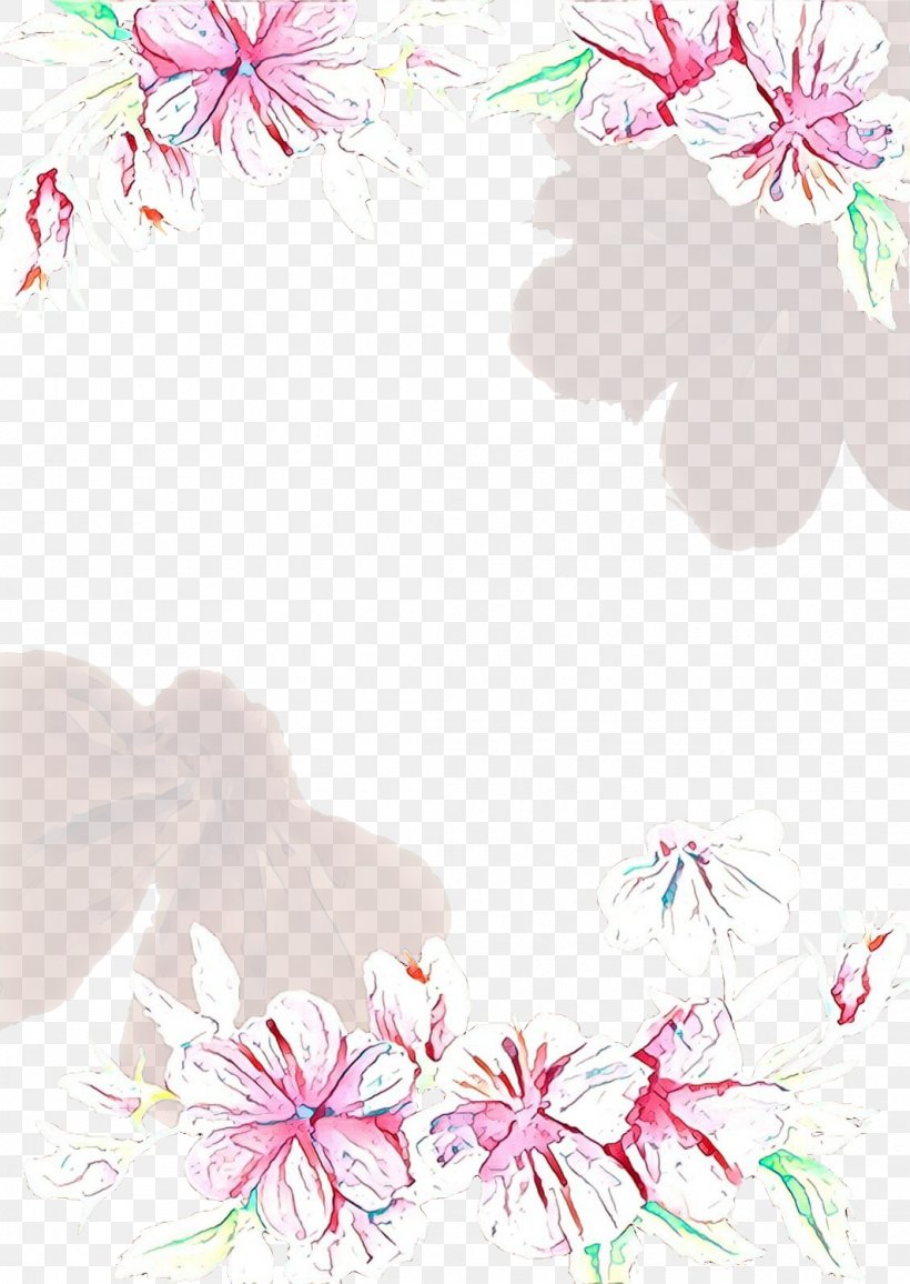 Cherry Blossom Cartoon, PNG, 1064x1500px, Floral Design, Blossom, Cherries, Cherry Blossom, Computer Download Free