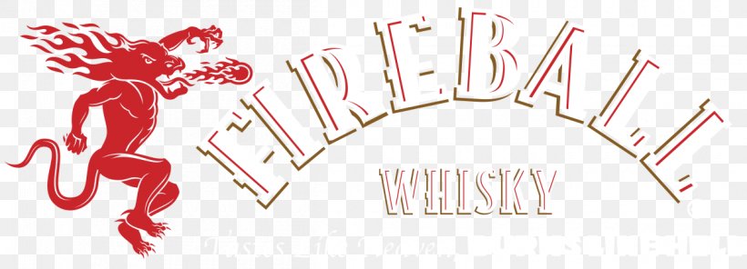 Fireball Cinnamon Whisky Bourbon Whiskey Distilled Beverage Canadian Whisky, PNG, 1200x434px, Watercolor, Cartoon, Flower, Frame, Heart Download Free