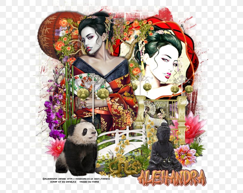 Geisha Flower, PNG, 650x650px, Geisha, Art, Flower Download Free