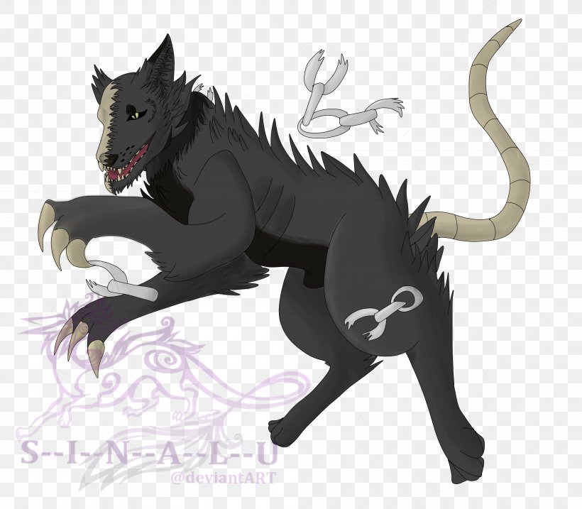 Cat Demon Cartoon Tail, PNG, 4000x3500px, Cat, Big Cat, Big Cats, Carnivoran, Cartoon Download Free