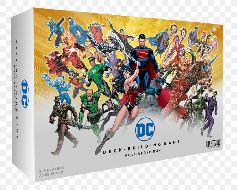 Cryptozoic Entertainment DC Comics Deck-Building Game Superman Flash Aquaman, PNG, 1204x969px, Superman, Action Figure, Aquaman, Board Game, Card Game Download Free