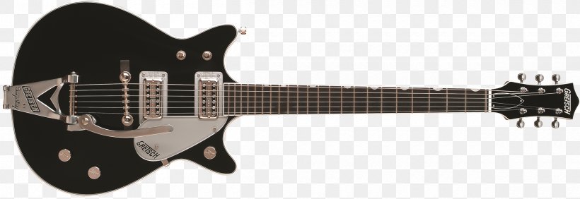 Gretsch 6128 Gibson Les Paul Custom Guitar, PNG, 2400x826px, Gretsch 6128, Acoustic Electric Guitar, Acoustic Guitar, Archtop Guitar, Bigsby Vibrato Tailpiece Download Free