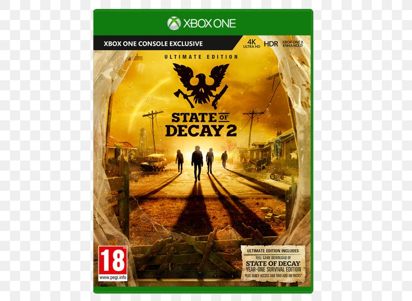State Of Decay 2 Xbox One Video Game Undead Labs, PNG, 600x600px, State Of Decay 2, Downloadable Content, Game, Microsoft, Open World Download Free