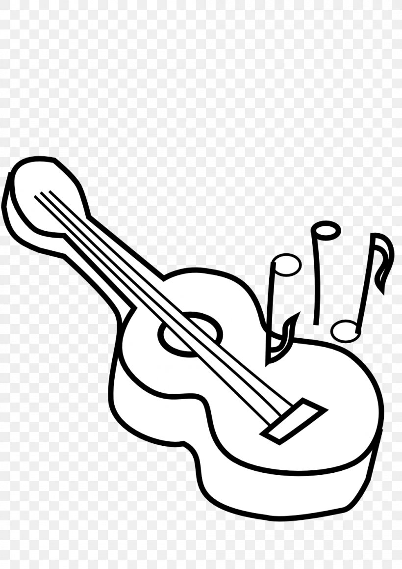 Ukulele Electric Guitar Black And White Clip Art, PNG, 999x1413px, Watercolor, Cartoon, Flower, Frame, Heart Download Free