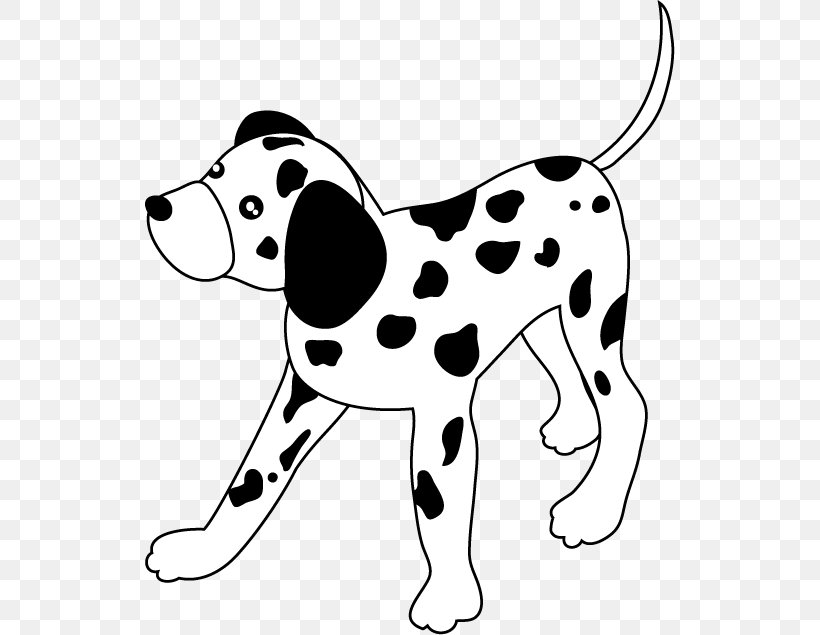 Dalmatian Dog Puppy Dog Breed Non-sporting Group Clip Art, PNG, 530x635px, Dalmatian Dog, Area, Artwork, Black, Black And White Download Free