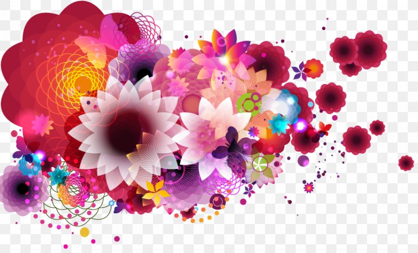 Flower Pattern, PNG, 873x530px, Flower, Artificial Flower, Banner, Blossom, Designer Download Free